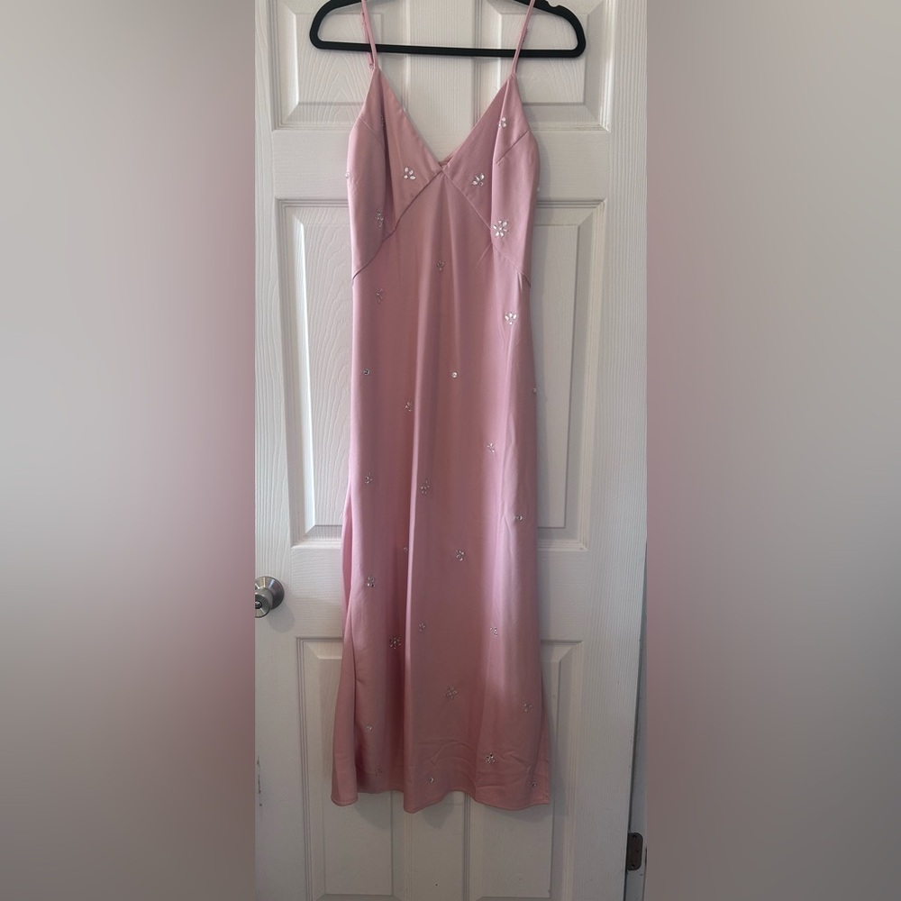 a new day Pink A-Line Skirt with Silver Accents